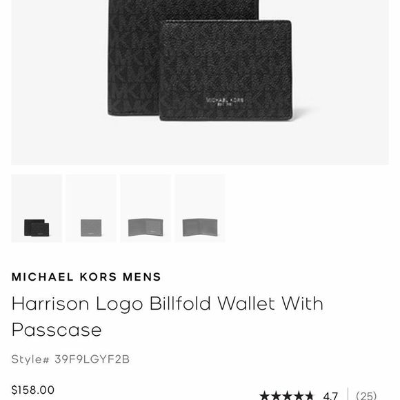 New 🧔🏽♂️ Mk mens gift set double wallets - Picture 9 of 9